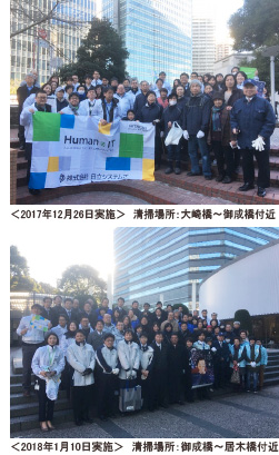 目黒川クリーン活動写真