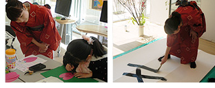 花びらにメッセージを込めて♪